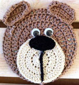 FP205 Bear Critter Coaster FP205 Bear Critter Coaster