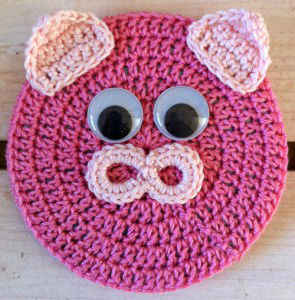 FP206 Pig Critter Coaster FP206 Pig Critter Coaster