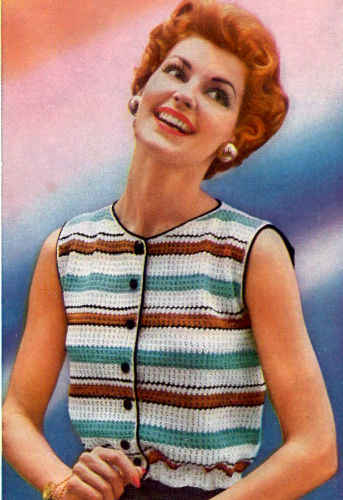 Drawstring Blouse – Free Crochet Pattern