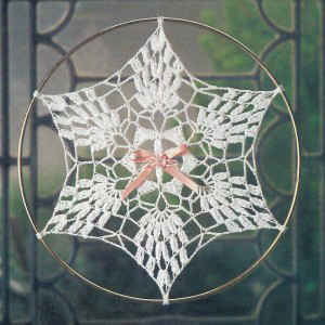 Pineapple Snowflake Suncatcher Image