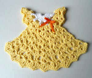 #322 Sunshine Dress Dishcloth – Maggie Weldon Maggies Crochet
