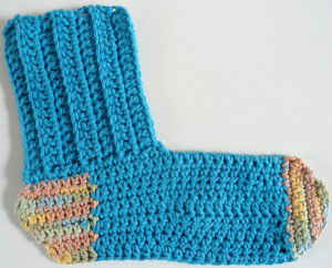 #331 Sock Dishcloth – Maggie Weldon Maggies Crochet