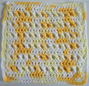 #337 Treble Textured Dishcloth – Maggie Weldon Maggies Crochet