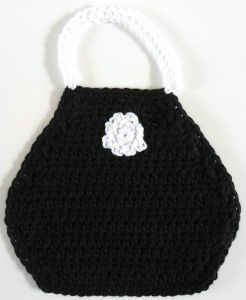 #340 Little Black Purse Dishcloth – Maggie Weldon Maggies Crochet