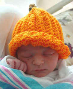 Free Crochet Pattern Pumpkin Hat #59
