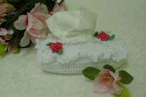 Free Crochet Pattern Elegant Travel Tissue Cover #57