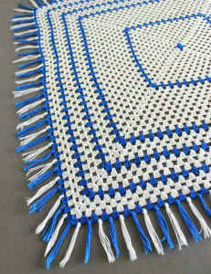 Free Crochet Pattern Vintage Granny Square Doily #101