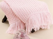 Free Crochet Sweet Baby Blankie Pattern from RedHeart.com