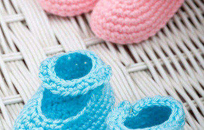 Free Dress-Up Booties Crochet Pattern from RedHeart.com
