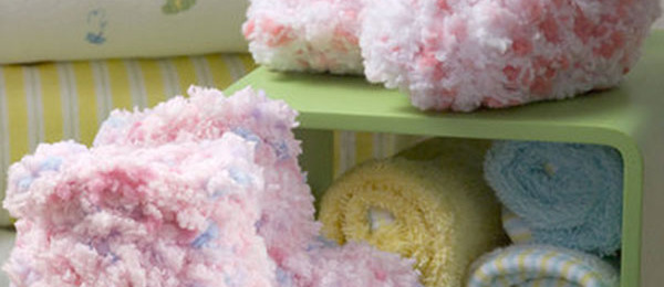 Free Cotton Candy Booties Crochet Pattern from RedHeart.com