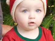 Free Toddler Santa Hat Crochet Pattern from RedHeart.com