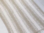 Free Natural Stripes Rug Crochet Pattern from RedHeart.com