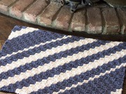 Free Diagonal Rug Crochet Pattern from RedHeart.com