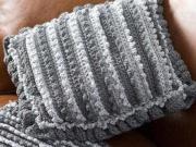 Free Millenium Loop Pillow Crochet Pattern from RedHeart.com