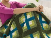 Free Windows Afghan Crochet Pattern from RedHeart.com