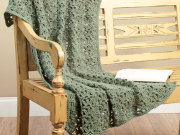 Free One Skein Throw Crochet Pattern from RedHeart.com