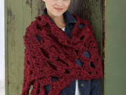 Free Lace Wrap Crochet Pattern from RedHeart.com