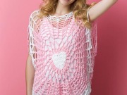 Free Crochet Pattern Lighthearted Tunic From RedHeart.com