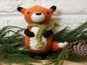 Free Fox Ornament Crochet Pattern from RedHeart.com