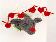 Free Reindeer Wall Plaque Crochet Pattern from RedHeart.com