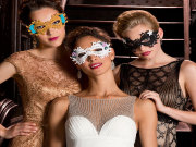 Free Masquerade Fancy Mask Crochet Pattern from RedHeart.com