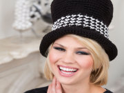 Free Top Hat Sophisticate Crochet Pattern from RedHeart.com
