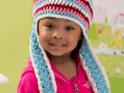 Free Snowy Day Earflap Hat Crochet Pattern from RedHeart.com