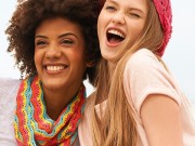 Free Colorful Ripple Cowl Crochet Pattern from RedHeart.com