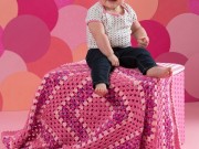 Free Make It Pink Blanket Crochet Pattern from RedHeart.com