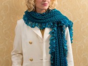 Free Vortex Scarf Crochet Pattern from RedHeart.com