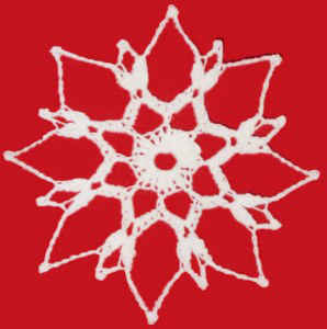 Petals to Picots: Crocheted Star of Bethlehem Ornament