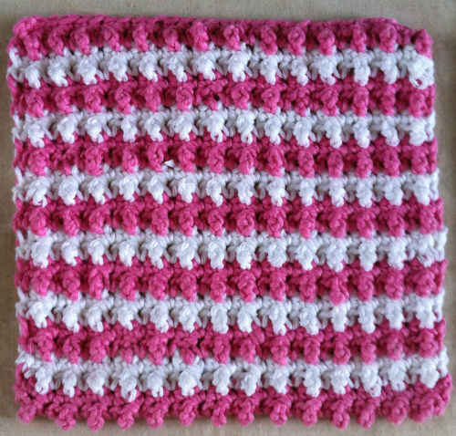 Free Pattern: Particularly Pink Crochet Dishcloth | Craft Leftovers