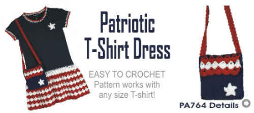 Ladybug T-Shirt Dress and Purse Crochet Pattern Ladybug T-Shirt